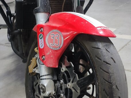 1993 Honda Bros, красный, 305000 рублей, вид 2