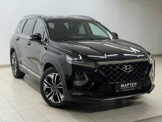 2020 Hyundai Santa Fe IV, чёрный, 3050000 рублей, вид 3