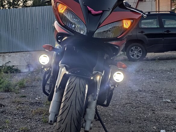 2009 Yamaha FZ6, оранжевый, 349000 рублей - вид 25