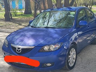 2008 Mazda 3 I (BK) Рестайлинг, синий, 420000 рублей, вид 1