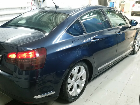 2008 Citroen C5 Hydractive II, синий - вид 3