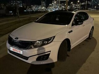 2014 Kia Optima III Рестайлинг, белый, 1450000 рублей, вид 4