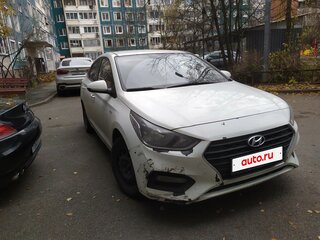 2017 Hyundai Solaris II, белый, 550000 рублей, вид 4