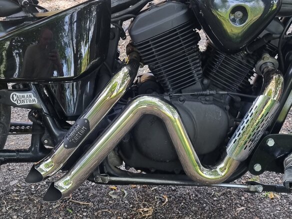 1992 Honda Steed 400, чёрный, 400000 рублей - вид 2