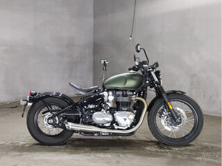 2018 Triumph Bonneville Bobber, зелёный, 1200000 рублей, вид 2