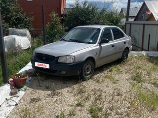 2002 Hyundai Accent II, серебристый, 100000 рублей, вид 1