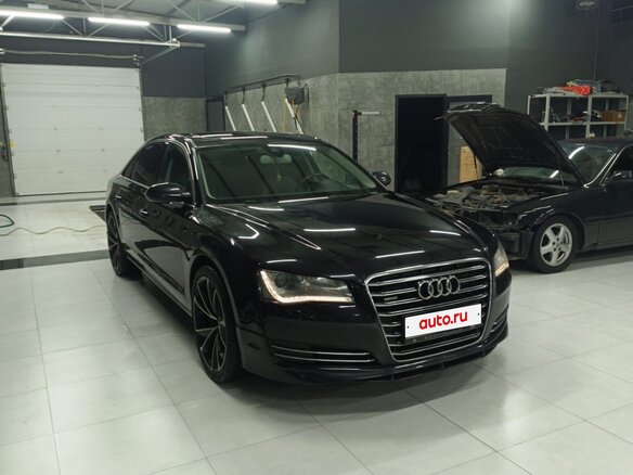 2012 Audi A8 Long III (D4), чёрный, 2400000 рублей - вид 2
