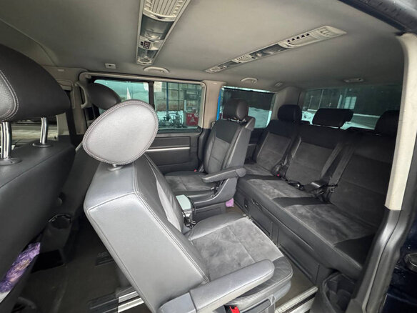 2010 Volkswagen Multivan T5 Рестайлинг, синий, 1725000 рублей - вид 9