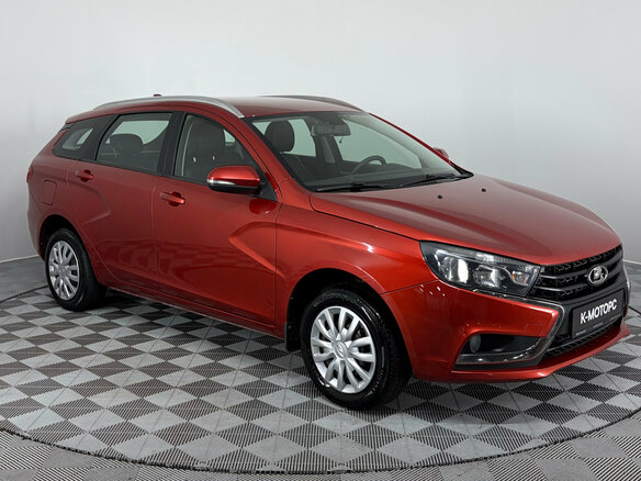 2020 Lada (ВАЗ) Vesta SW I, красный, 1090000 рублей - вид 2