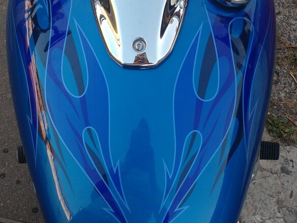 2009 Yamaha XVS650 Drag Star, синий, 450000 рублей - вид 1