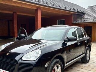 2005 Porsche Cayenne Turbo I (955), чёрный, 995000 рублей, вид 2