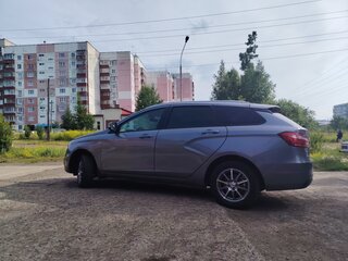 2019 Lada (ВАЗ) Vesta SW I, серый, 710000 рублей, вид 4