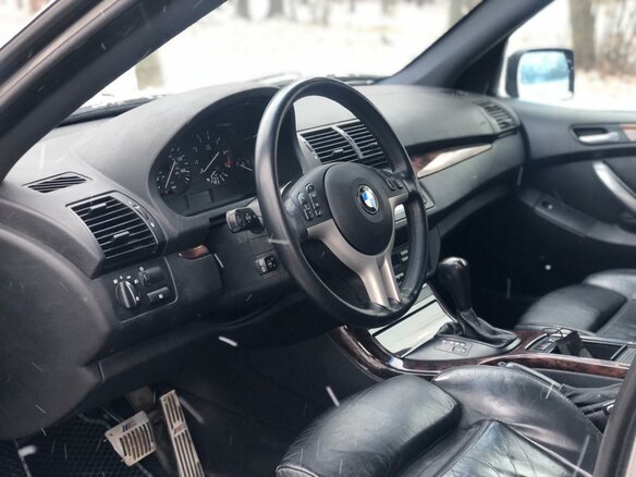 2005 BMW X5 3.0i I (E53) Рестайлинг, серый - вид 6
