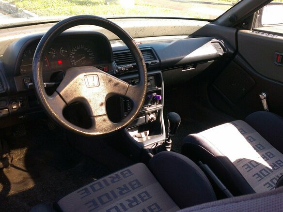 1990 Honda Civic IV, чёрный - вид 4