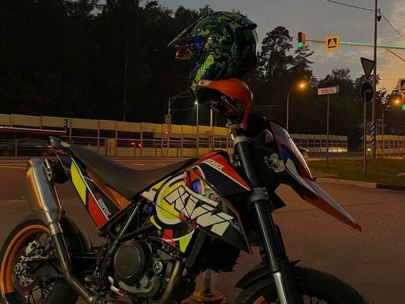 2008 KTM 690 SM, оранжевый - вид 7