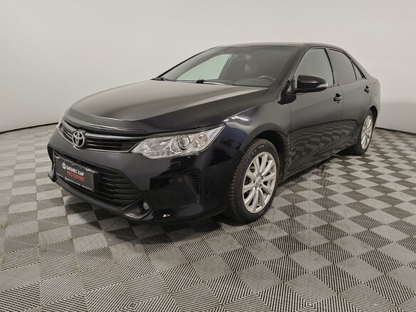 2017 Toyota Camry VII (XV50) Рестайлинг, чёрный, 1849000 рублей