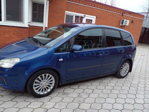 2008 Ford C-MAX I Рестайлинг, синий, 650000 рублей - вид 2