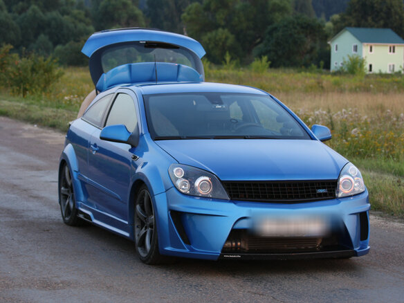 2010 Opel Astra OPC H, голубой - вид 1