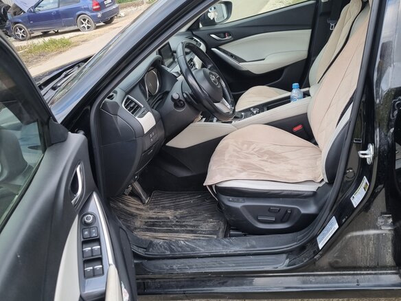 2015 Mazda 6 III (GJ) Рестайлинг, чёрный, 1780500 рублей - вид 6