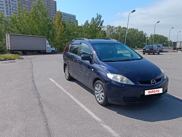 2007 Mazda 5 I (CR), синий, 685000 рублей - вид 3