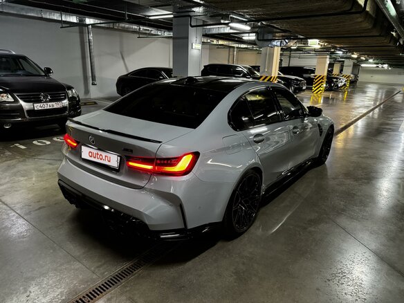 2021 BMW M3 Competition Package VI (G80), серый, 11500000 рублей - вид 3