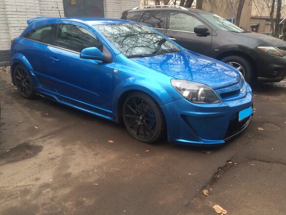 2010 Opel Astra OPC H, голубой - вид 4