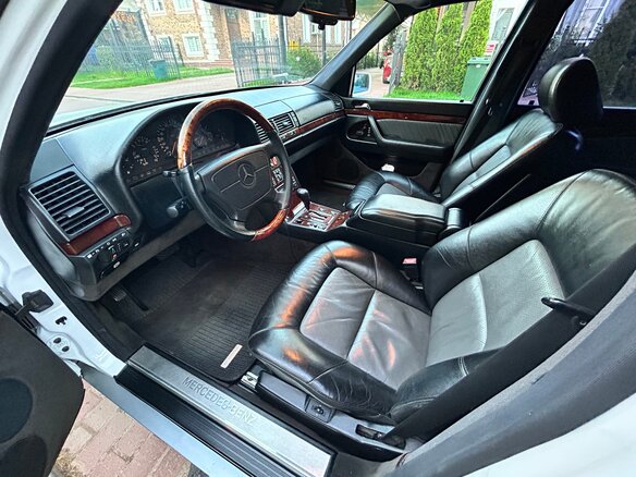 1995 Mercedes-Benz S-Класс 600 Long III (W140) Рестайлинг, белый, 5500000 рублей - вид 11