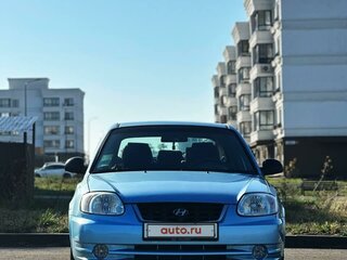 2005 Hyundai Accent II Рестайлинг, синий, 450000 рублей, вид 1