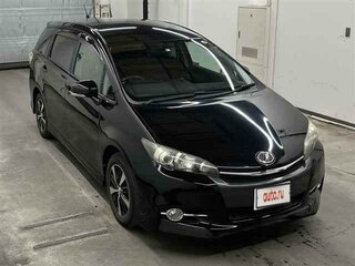 2012 Toyota Wish II Рестайлинг, чёрный, 1820000 рублей, вид 2