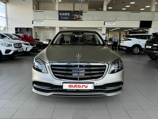 2019 Mercedes-Benz S-Класс 450 Long VI (W222, C217) Рестайлинг, золотистый, 4780000 рублей, вид 2