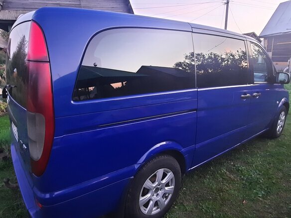 2012 Mercedes-Benz Vito 111 CDI L1 II (W639) Рестайлинг, синий - вид 18