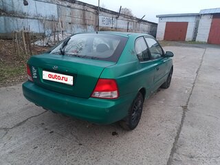 2000 Hyundai Accent I, зелёный, 100000 рублей, вид 5