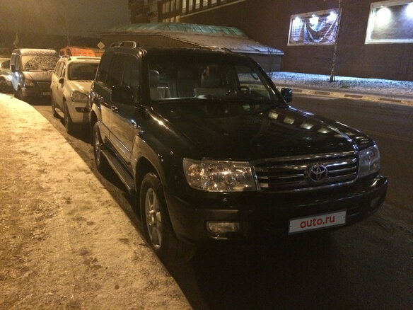 2001 Toyota Land Cruiser, зелёный
