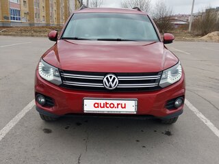 2012 Volkswagen Tiguan I Рестайлинг, красный, 1250000 рублей, вид 3