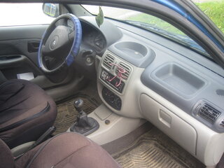2002 Renault Symbol I Рестайлинг, синий, 190000 рублей, вид 5