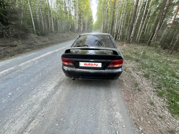 2001 Mitsubishi Galant VIII Рестайлинг, синий, 250000 рублей - вид 6