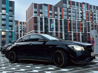 2017 Mercedes-Benz CLA AMG 45 AMG I (C117, X117) Рестайлинг, чёрный, 1838000 рублей, вид 4