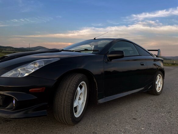 1999 Toyota Celica VII (T230), чёрный, 600000 рублей - вид 3