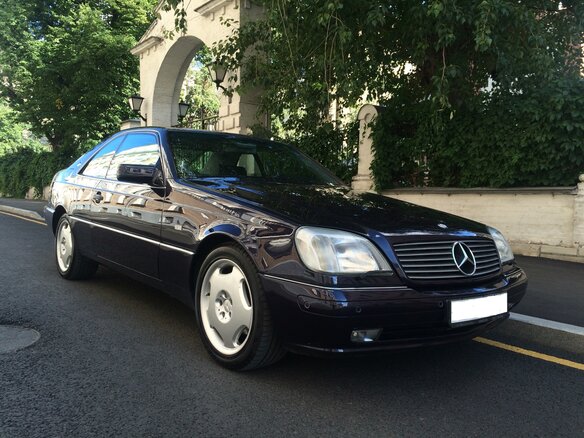 1998 Mercedes-Benz CL-Класс 500 I (C140), синий