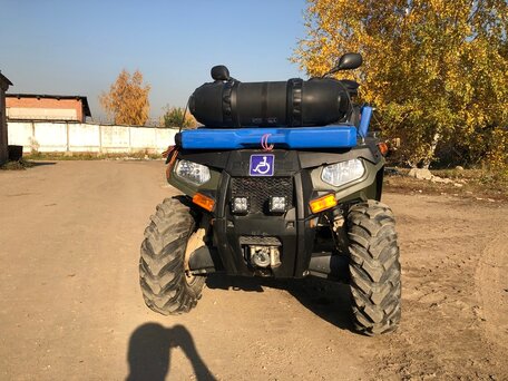 2013 Polaris Sportsman 500, зелёный, 650000 рублей, вид 3