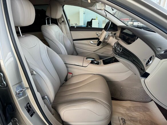 2019 Mercedes-Benz S-Класс 450 Long VI (W222, C217) Рестайлинг, золотистый, 4780000 рублей - вид 18