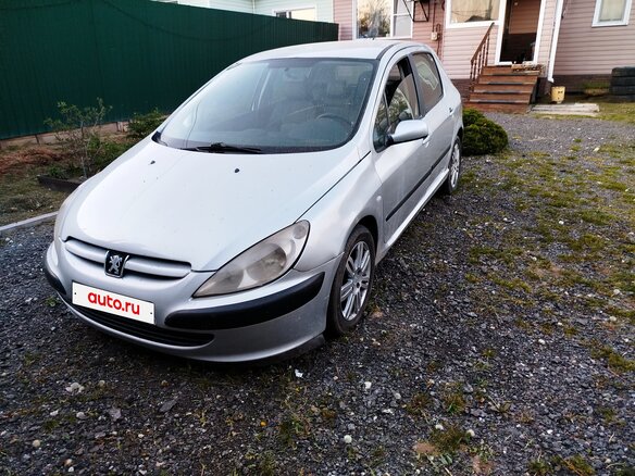 2004 Peugeot 307 I, серебристый, 180000 рублей