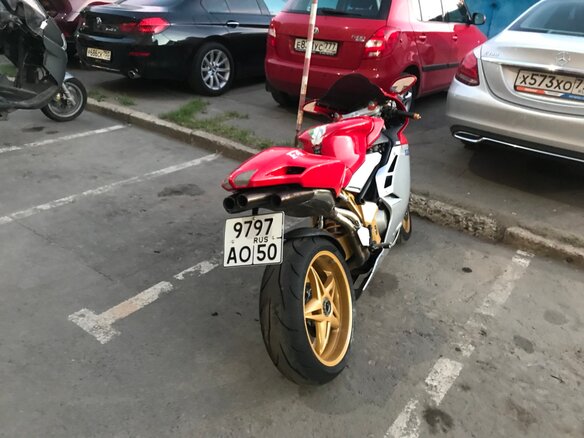 2002 MV Agusta F4 750, красный - вид 6
