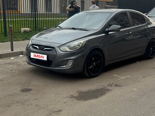 2012 Hyundai Solaris I, чёрный, 980000 рублей, вид 1