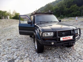 1997 Toyota Land Cruiser 80 Series Рестайлинг, зелёный, 2850000 рублей, вид 2