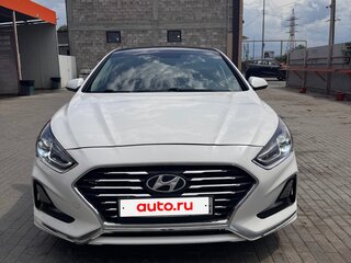 2018 Hyundai Sonata VII (LF) Рестайлинг, белый, 1430000 рублей, вид 2