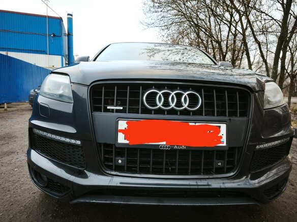 2012 Audi Q7 8-speed I (4L) Рестайлинг, чёрный, 2500000 рублей - вид 4