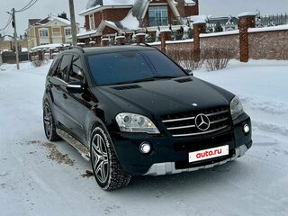 2008 Mercedes-Benz M-Класс 500 II (W164) Рестайлинг, чёрный, 1000000 рублей, вид 4