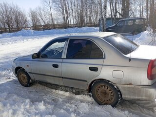 2005 Hyundai Accent ТагАЗ II, серебристый, 220000 рублей, вид 3