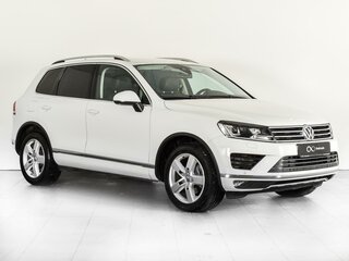 2014 Volkswagen Touareg II Рестайлинг, белый, 3150000 рублей, вид 2